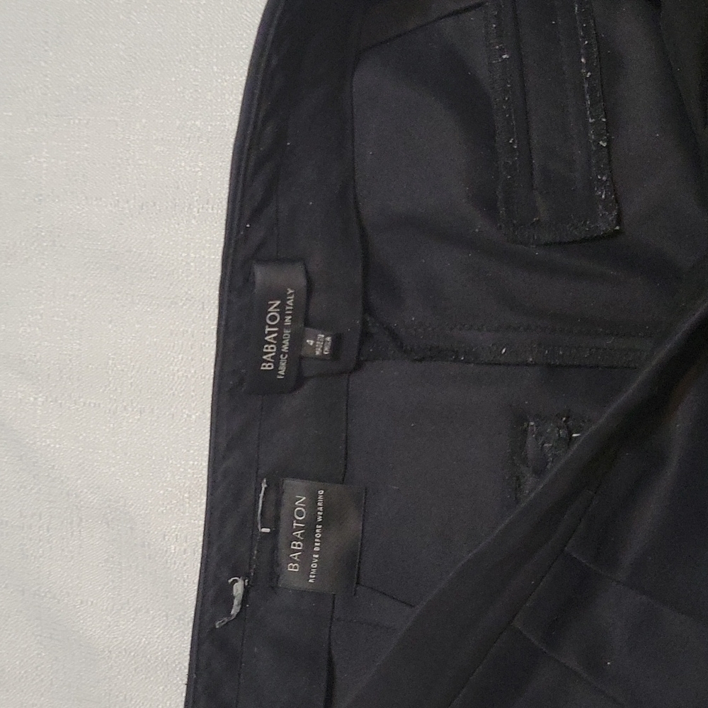 Aritzia Babaton black straight leg trouser pant size 4 - Picture 8 of 10